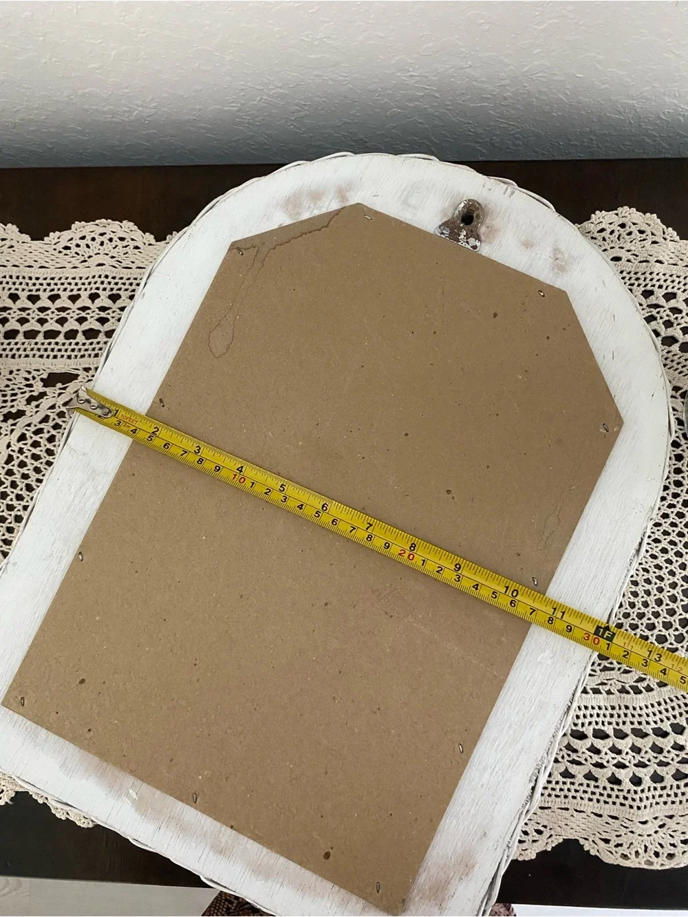 Arch Wicker Mirror